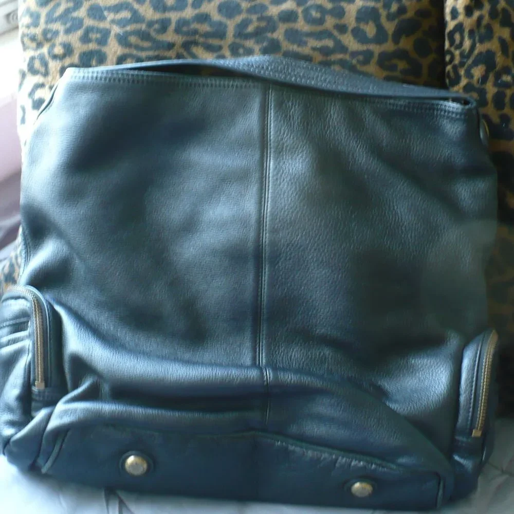 ❤️ MARC JACOBS Vintage Black Pebbled Leather Bag Handbag Shoulder - Picture 3 of 9